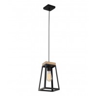 CLA-Lanterna: Iron Wood Trapezium Pendant Lights